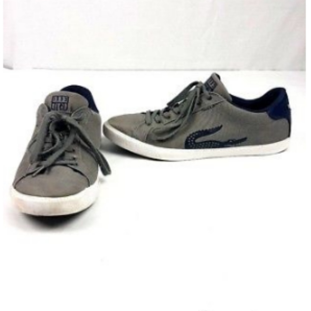 Lacoste Mens 13 Low-Rize Blue Gray Sneakers